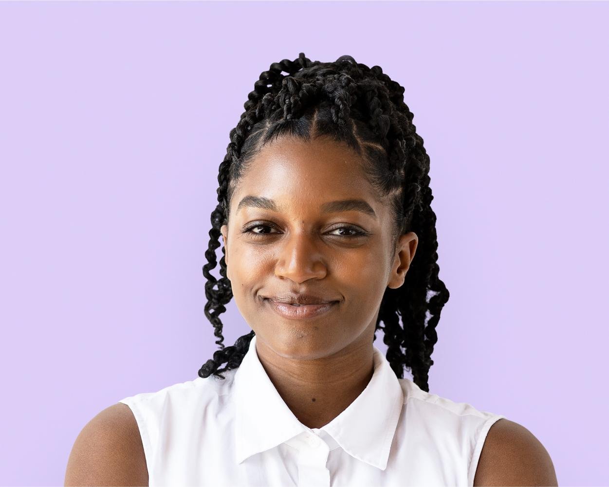 african teenage girl portrait happy smiling face 1